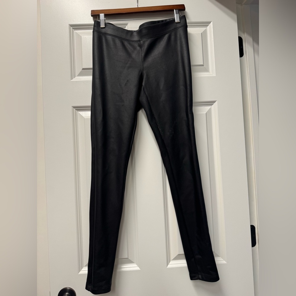 Express Black Faux Leather Leggings